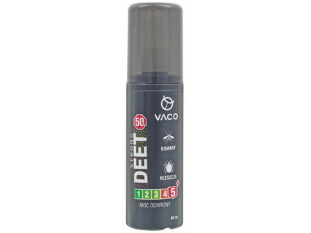 Vaco Strong Max DEET 50% + Geraniol Spray 80 ml.