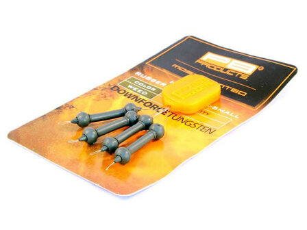 Tungsten Heli-Chod Rubber &amp; beads set | X-Small Silt