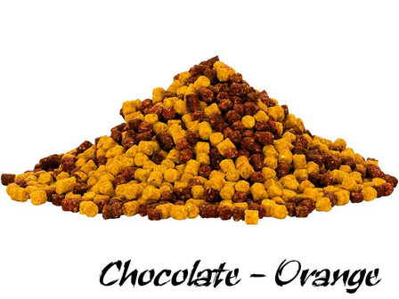 2 in 1 Turbo Pellets 3 mm | Chocolate - Orange