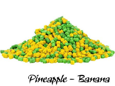 2 in 1 Turbo Pellets 3 mm | Pineapple - Banana