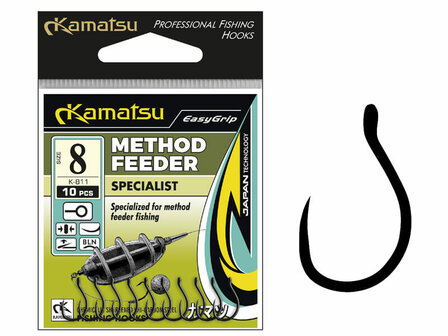 Kamatsu Method Feeder haken Specialist Barbless 10 st.