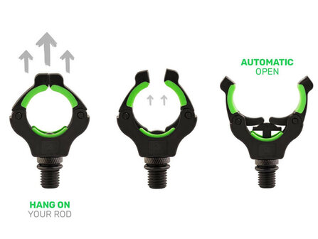 Hengelsteun Magnetische Quick Lock uitleg