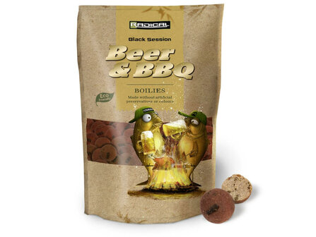 Radical Beer &amp; BBQ Boilies 16 mm (1 kg)