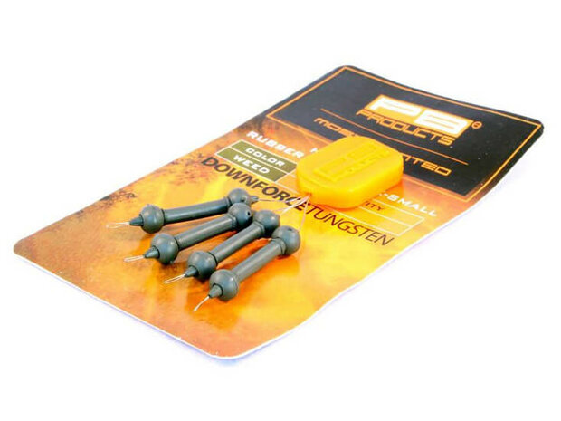 Tungsten Heli-Chod Rubber & beads set | X-Small Silt