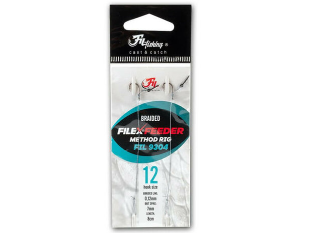 Filfishing Method Feeder Braided Rig + Bait Spike 2 st.